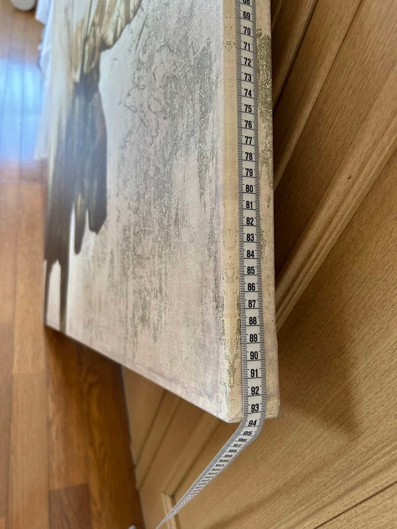 ヘラジカアート(moose、大きい、正方形)