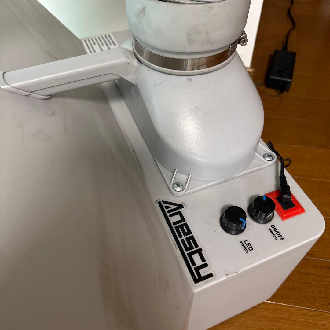 塗装 ブース ファン2基 風量 無段階調整可 エアブラシコンプレッサー付き