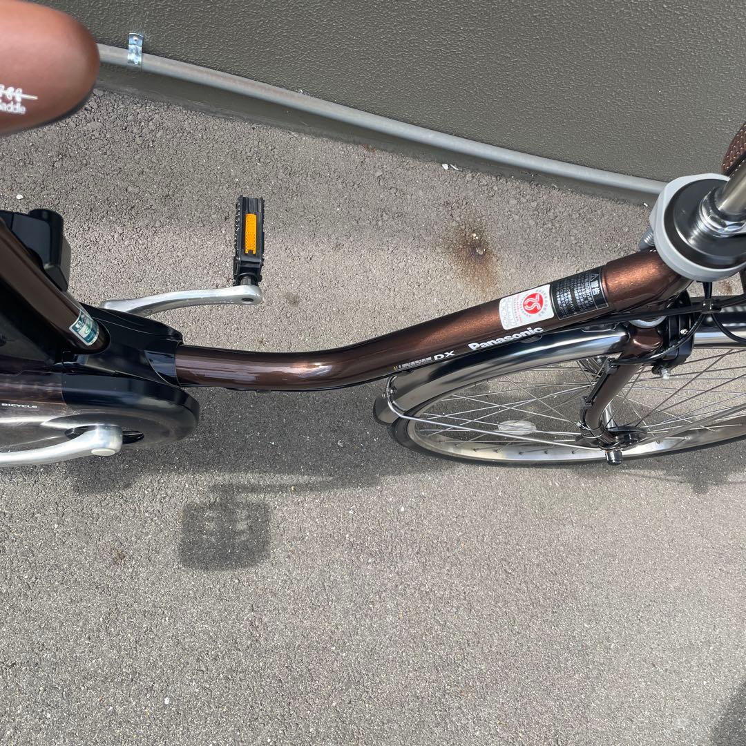 パナソニック電動アシスト自転車24インチ 美品ブラウン