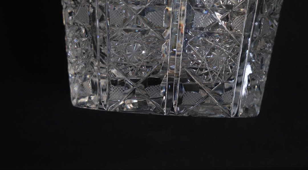 美品 ボヘミア クリスタル大花瓶 送料込み251030 - メルカリ