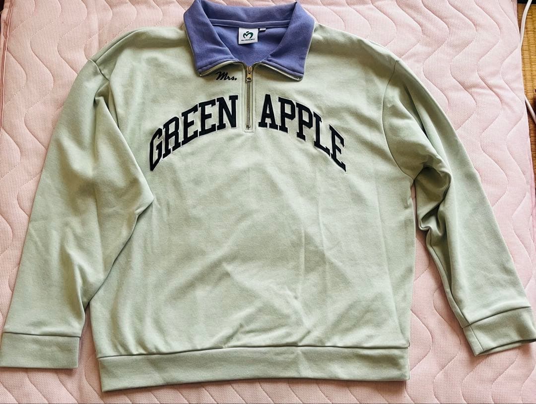 希少 ミセスグリーンアップル ハーフジップ トレーナー M 2024 - メルカリ