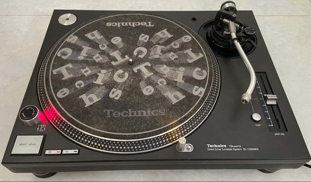 Technics SL-1200MK5 テクニクス ターンテーブル 中古品】Technics/ターンテーブル/SL1200MK5 S-B○純正カートリッジ