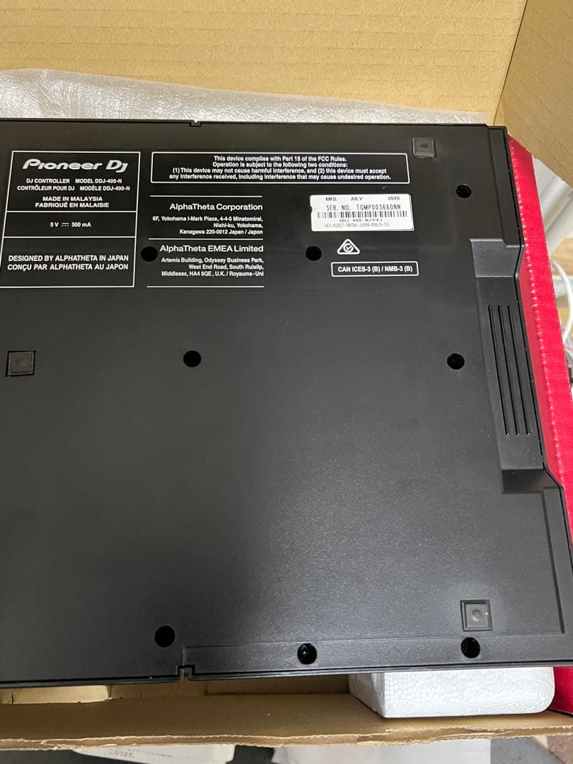 即発送 Pioneer DDJ-400-N 外箱付き 動作確認済み