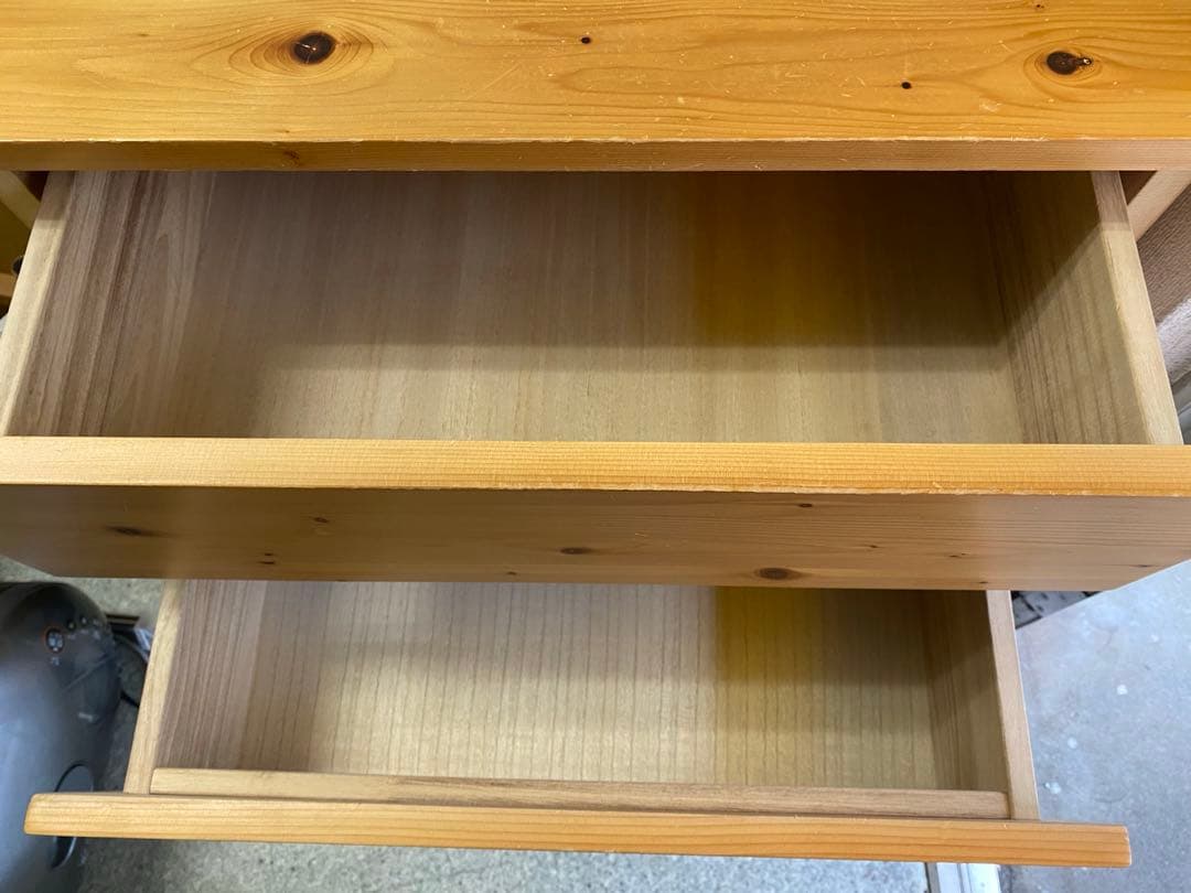 無印良品 パイン材チェスト4段 木製家具 タンス 衣類収納