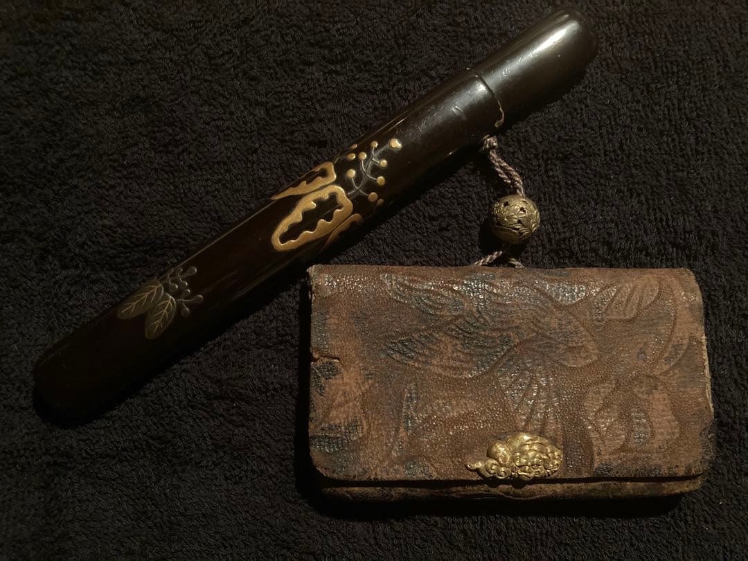 c506 建水 阿古陀 今高麗 廣州窯 木箱 茶道具 古物