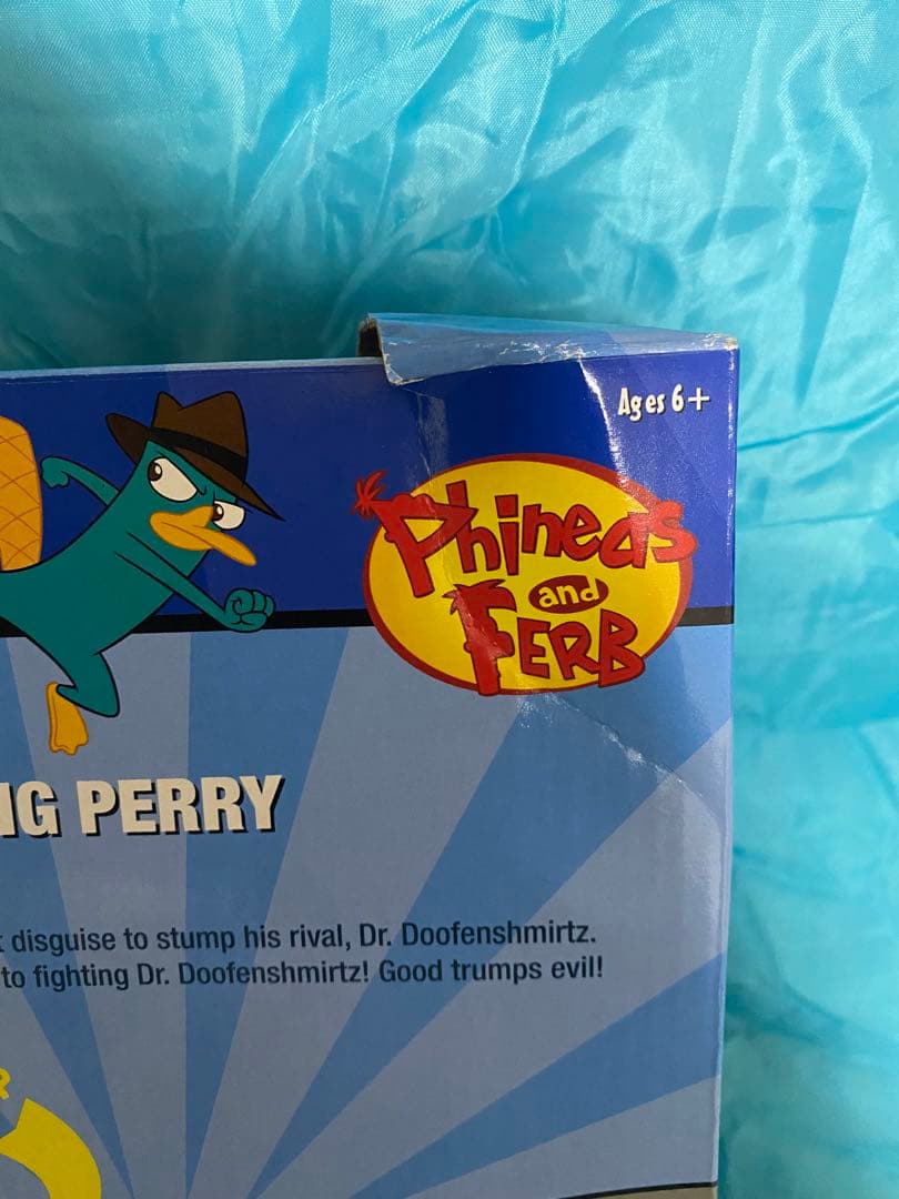 フィニアスとファーブ　トランスフォームぬいぐるみエージェントP／カモノハシペリー