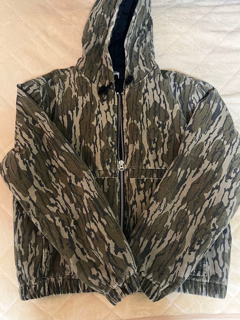 Stussy 迷彩柄 フード付きジャケット M