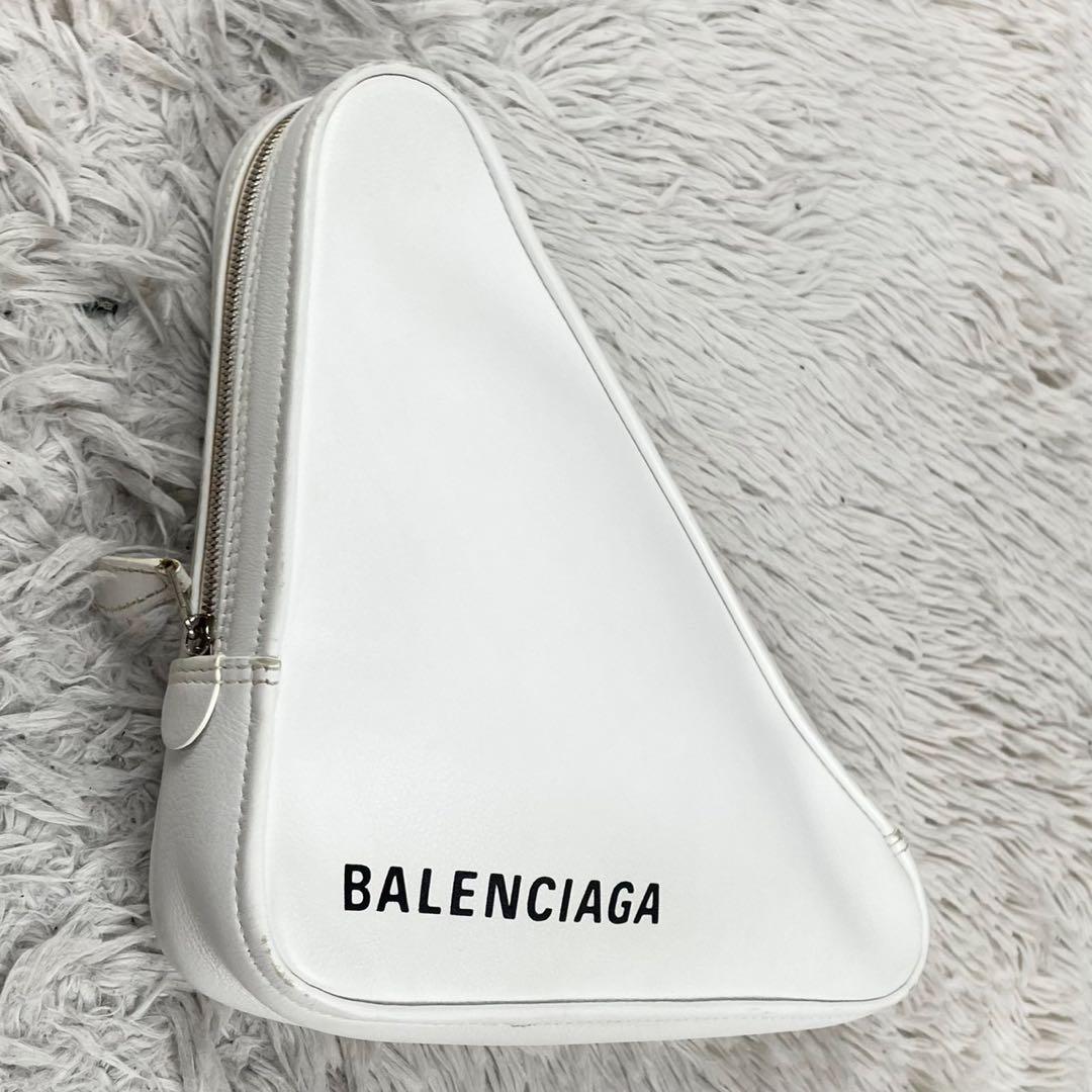 新品 通販ファッション - 美品 バレンシアガ レザー クラッチバッグ