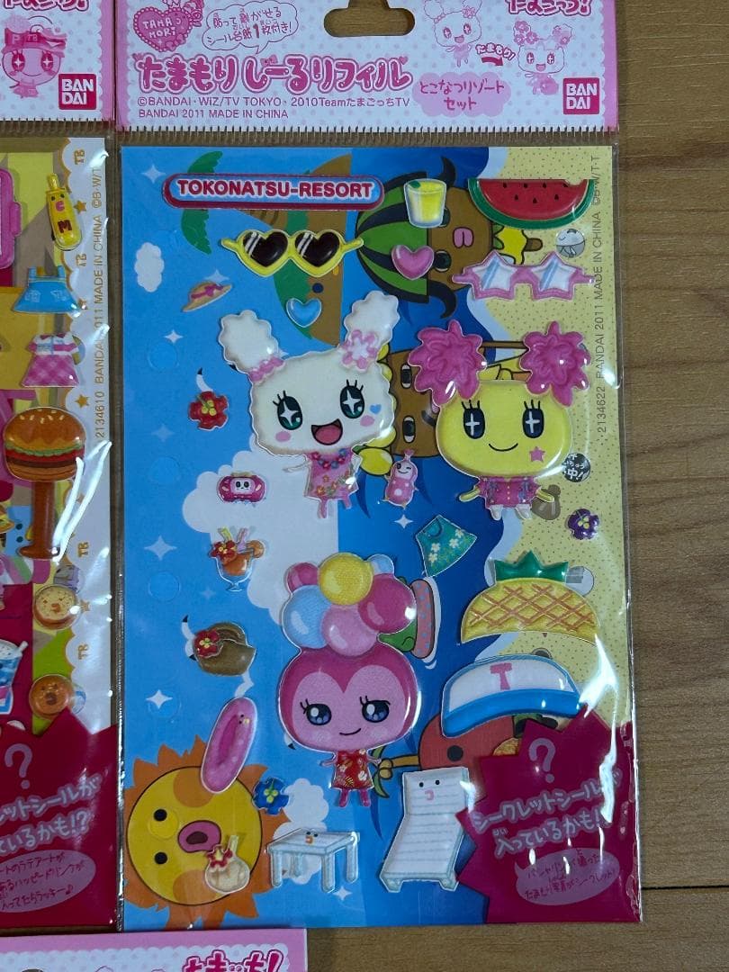 希少】平成レトロ たまごっち たまもりしーる リフィル 9パックセット