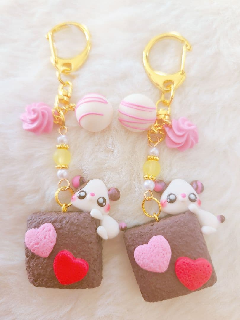 節分クッキー　うさぎ　フェイクスイーツ　樹脂粘土　スイーツデコ　食品サンプル