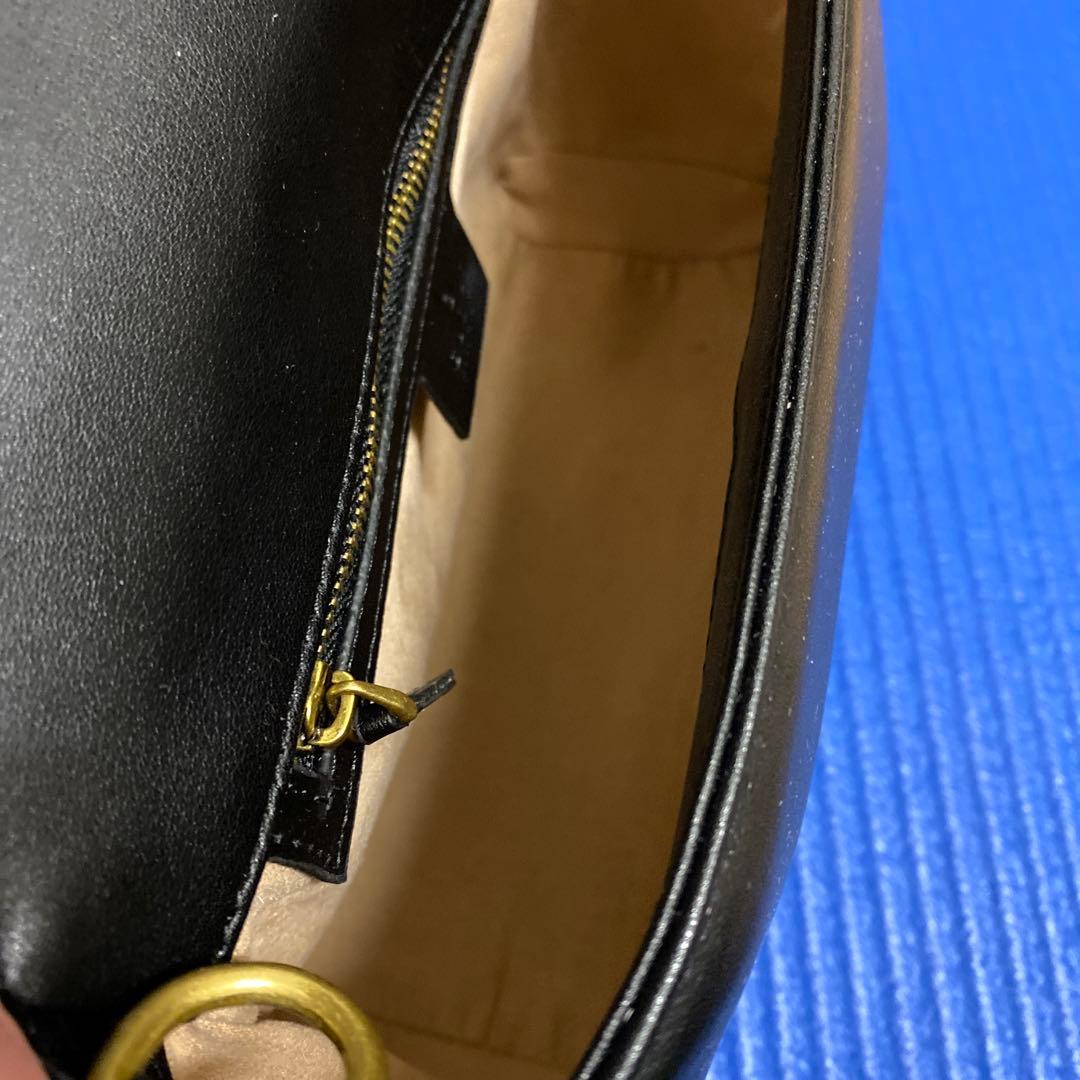 【訳あり】GUCCI GGマーモント　スモール トップハンドルバッグ