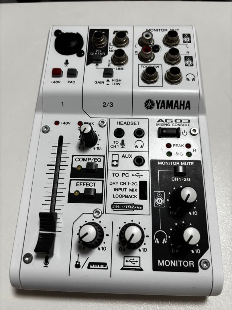 YAMAHA AG03 ミキシングコンソール USB接続 AG03で機材初心者でもPC/スマホ配信!! 接続方法とは | DJ機材/PCDJ