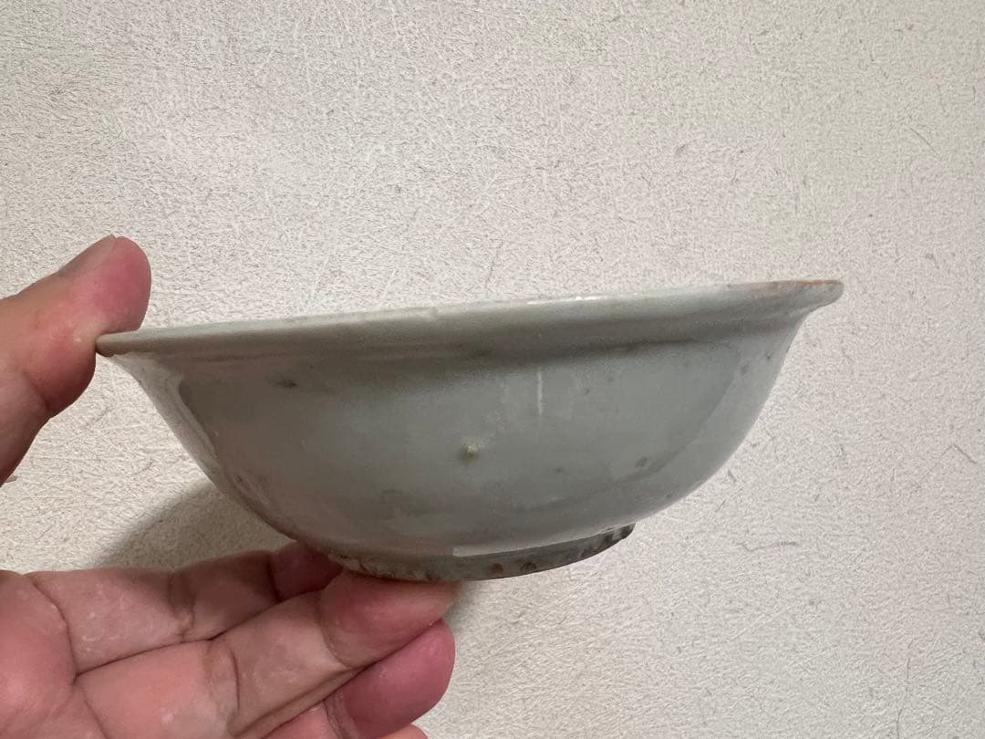 中国 明朝 古染付 ナズナ文様 魯山人 愛玩 向付 懐石 茶道 骨董 古美術