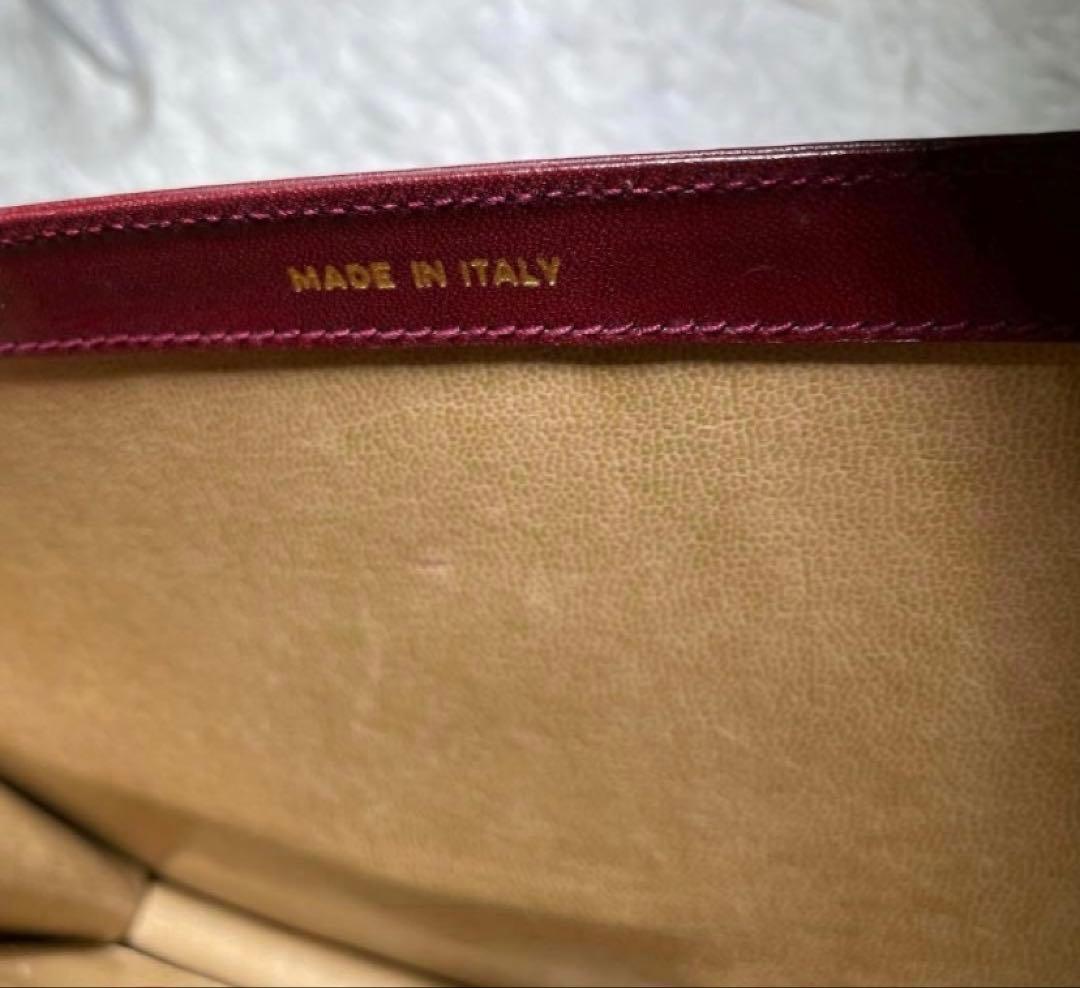 CELINE ヴィンテージ レザーショルダーバッグ