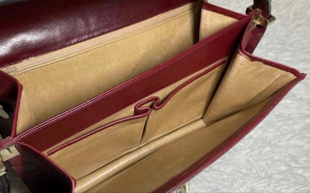 CELINE ヴィンテージ レザーショルダーバッグ