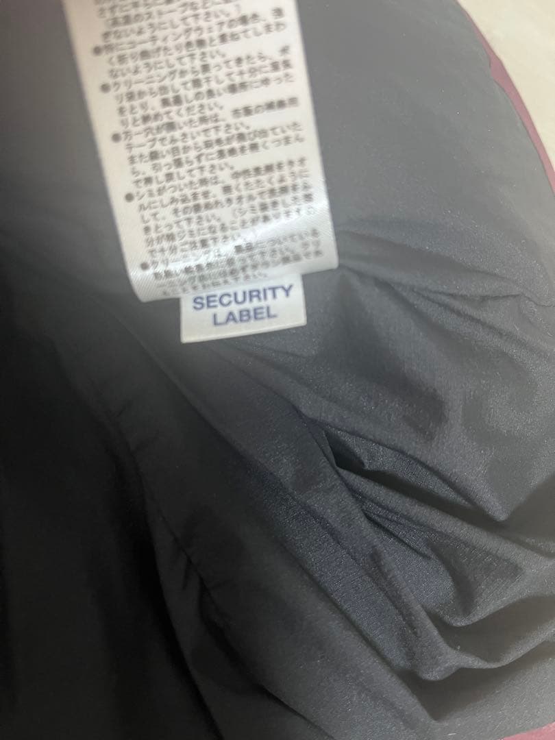 定価7.4万 MARK & LONA カモフラ ダウンベスト 38 ボルドー