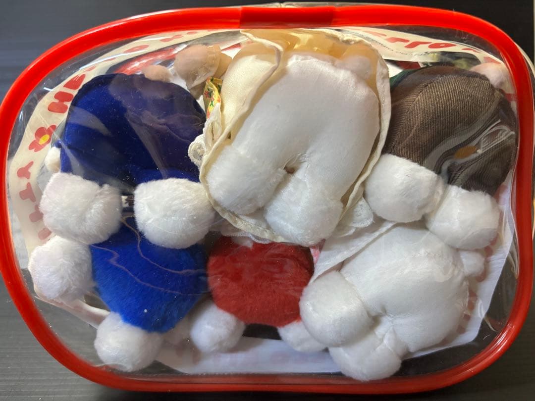 ハローキティ25周年 キティズファミリー　ぬいぐるみ　1999 レトロ　希少