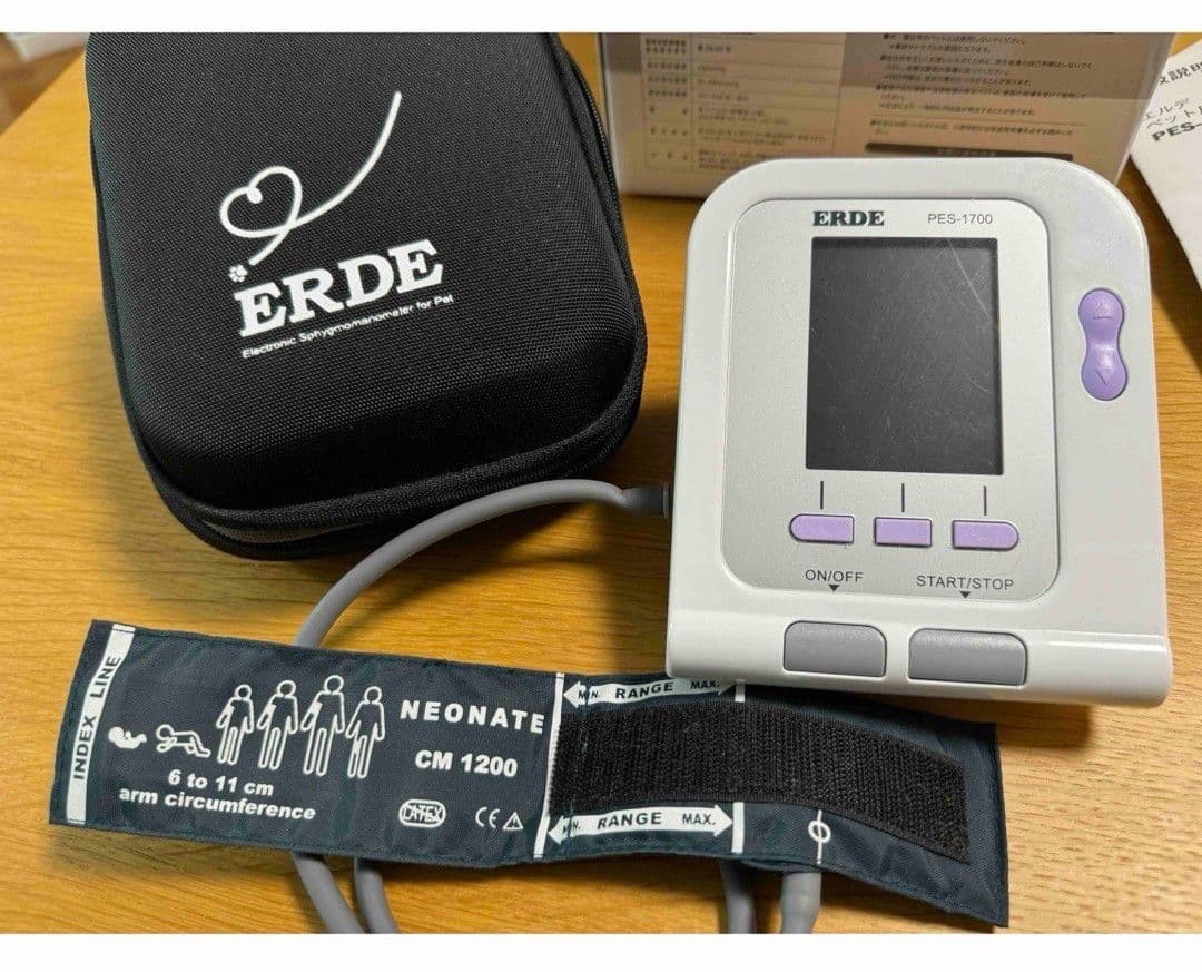 腕帯 SS＆XSサイズ Sサイズ 単品 ペット用血圧計 PES-1700用 ERDE エルデ