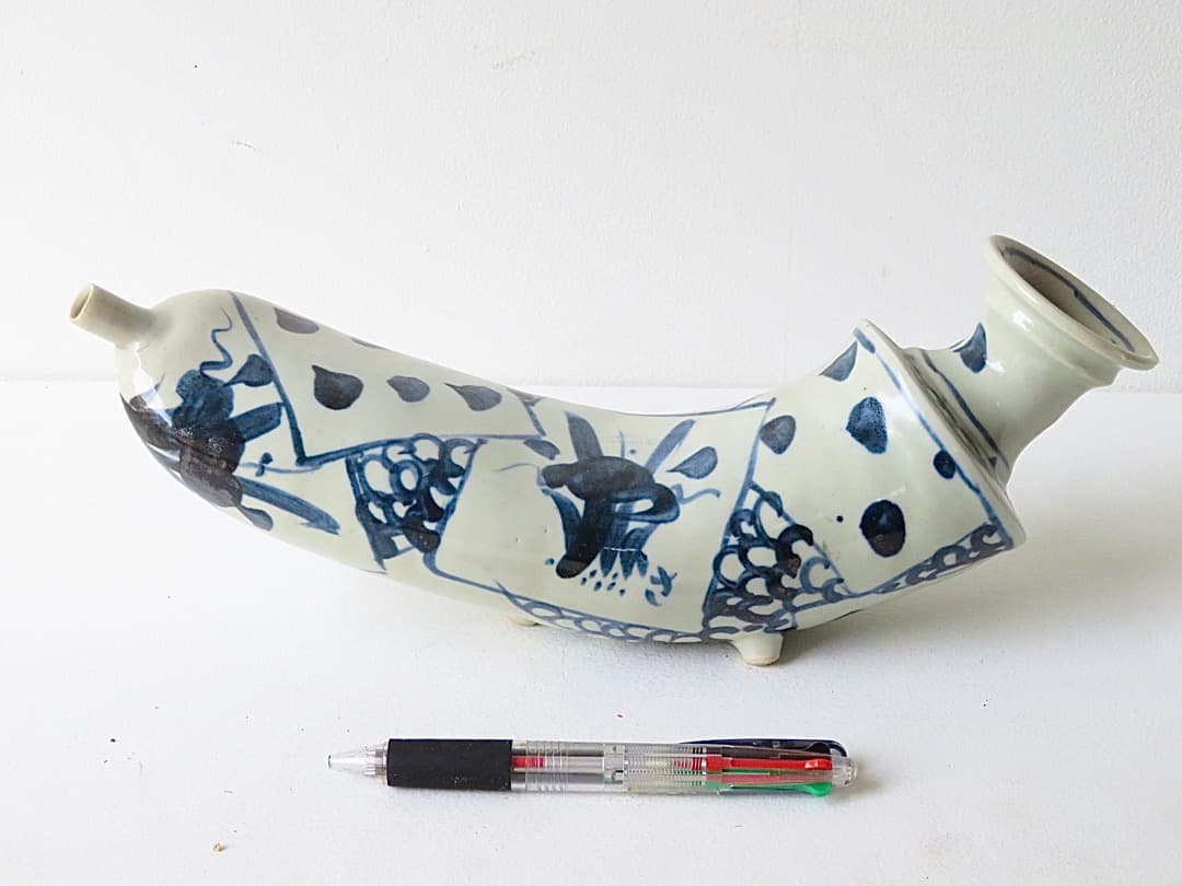 値下中】佐藤敏 走泥社 染付の注器 - メルカリ