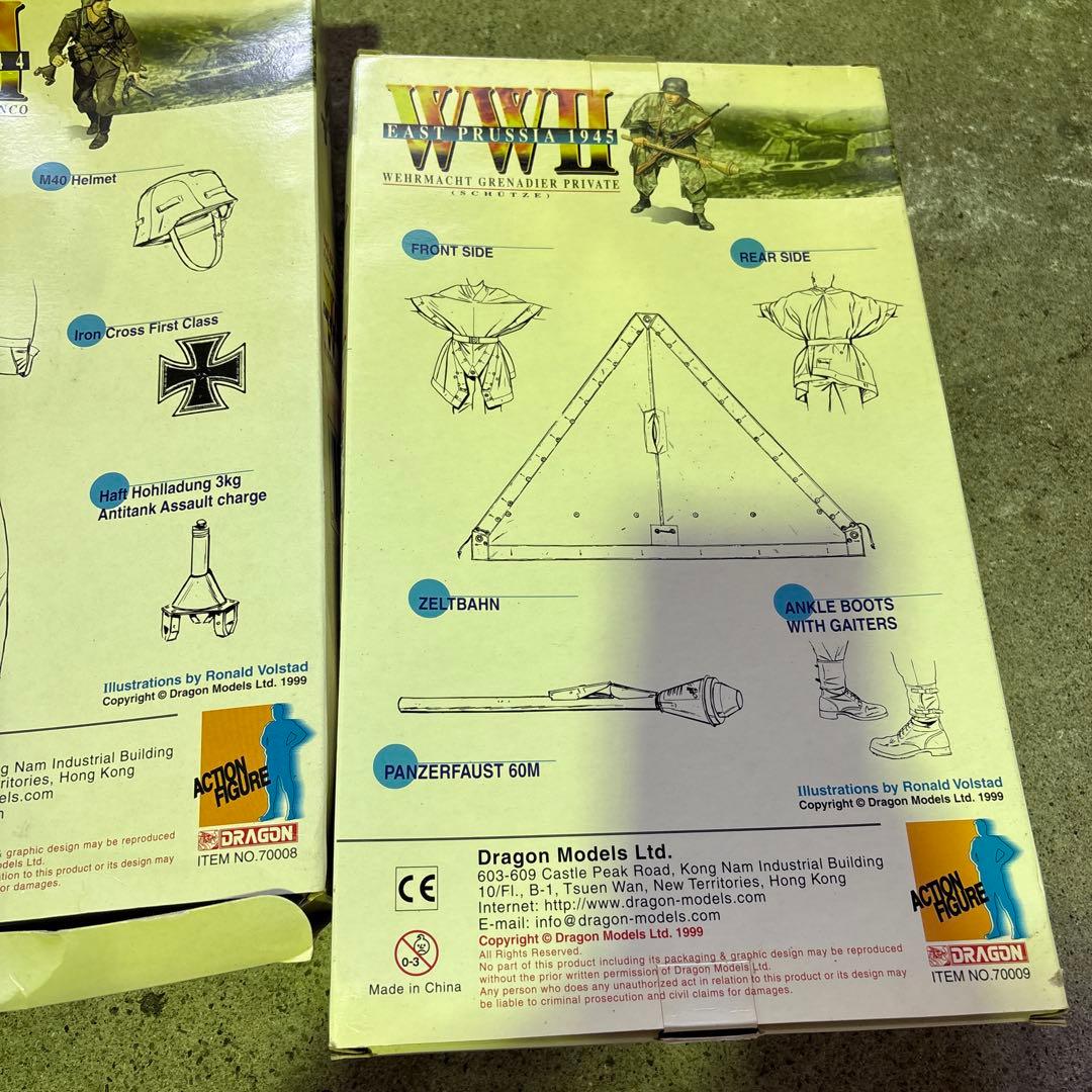 S528 ドラゴンモデル　1/6 アクションフィギュア 3個まとめ