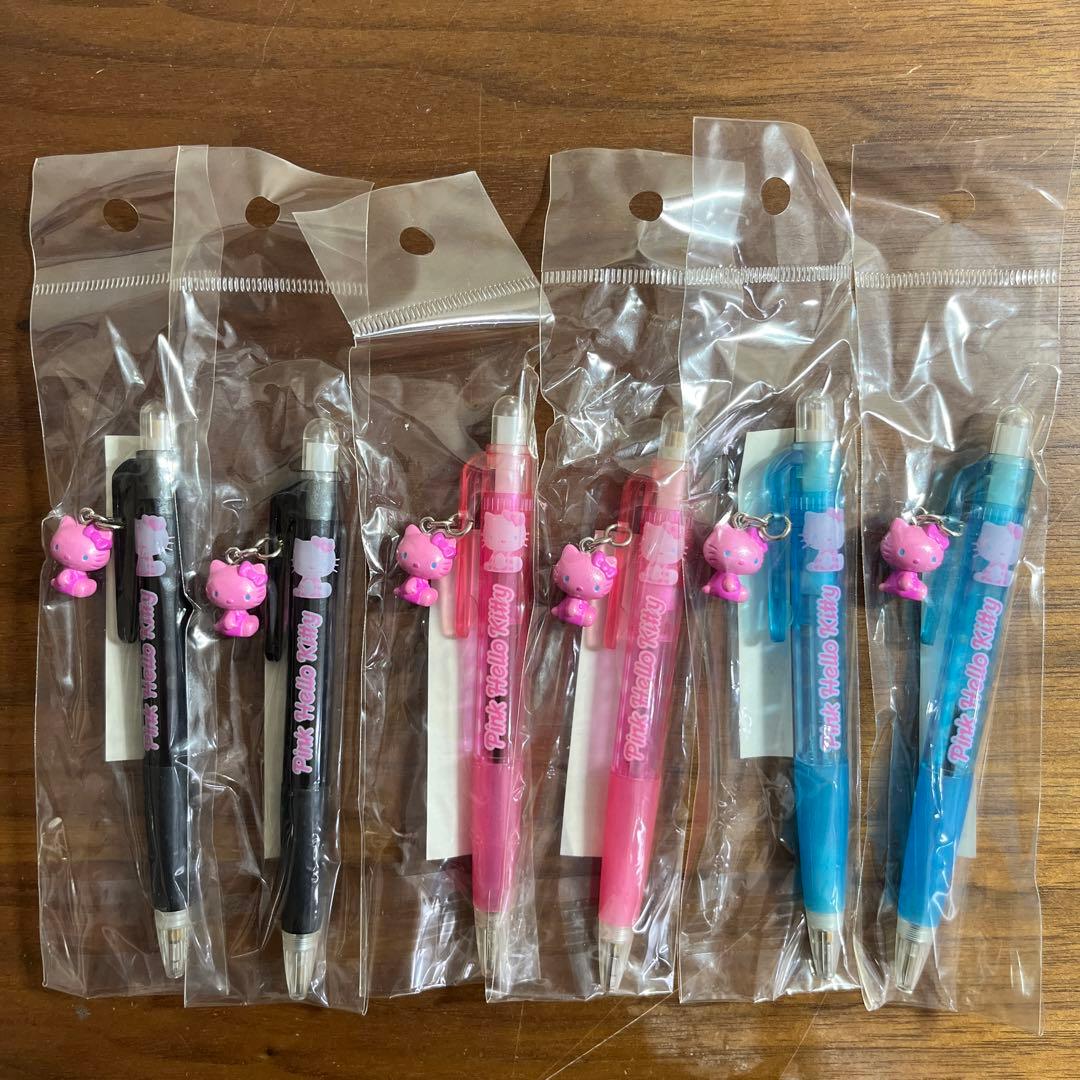 ピンクハローキティ ボールペンとシャープペン 6本セット 未開封