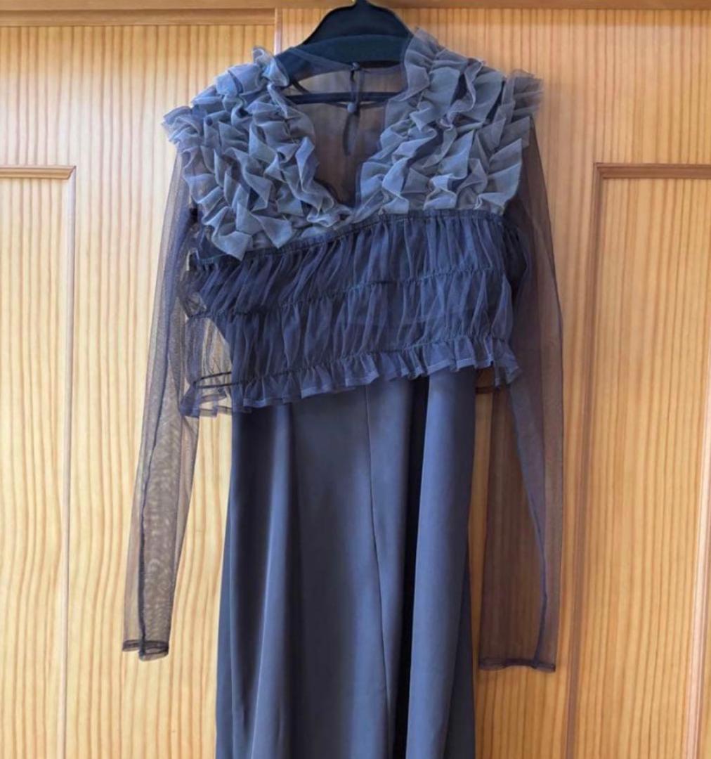 atlo オケージョンドレス Sサイズ ブラウン