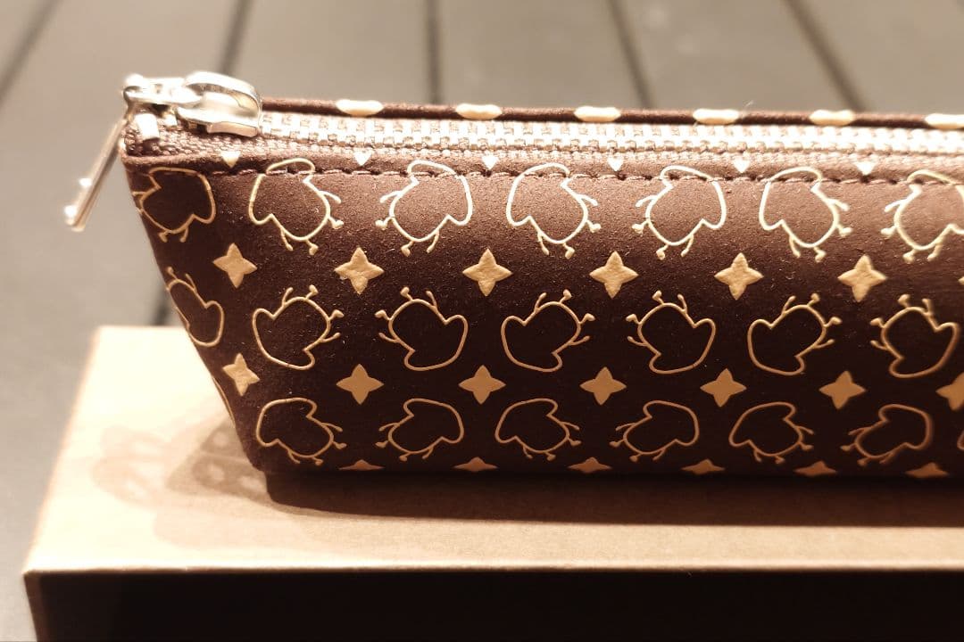 非売品】JIZAING × INDEN ペンケース ドコモダケ柄 甲州印伝