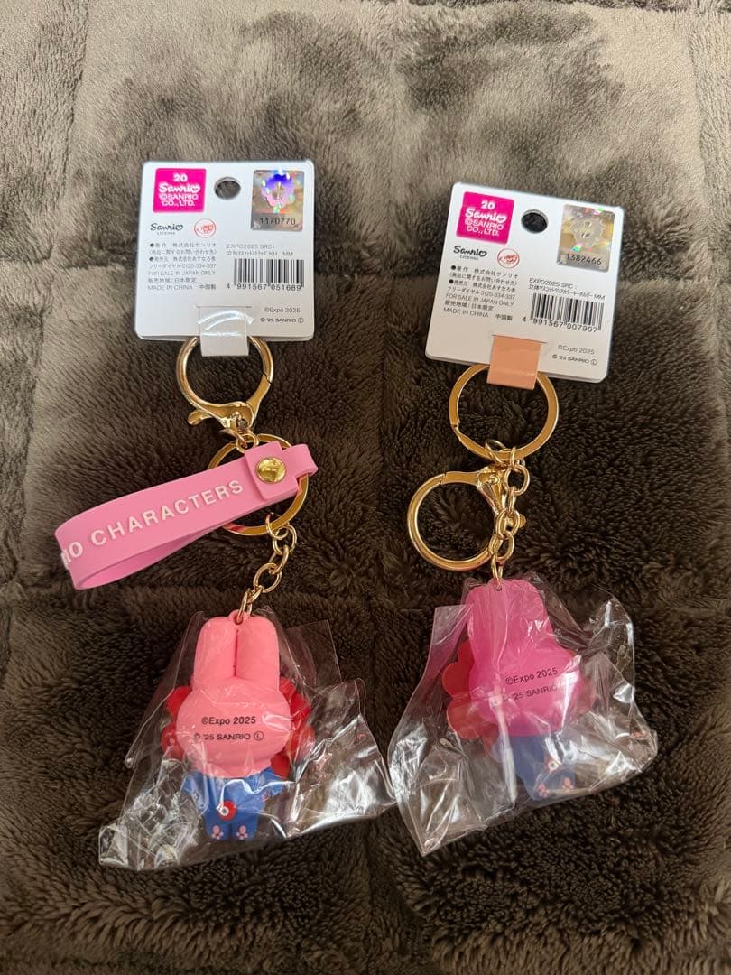 【新品未使用】サンリオ ミャクミャク マイメロディ キーホルダーセット