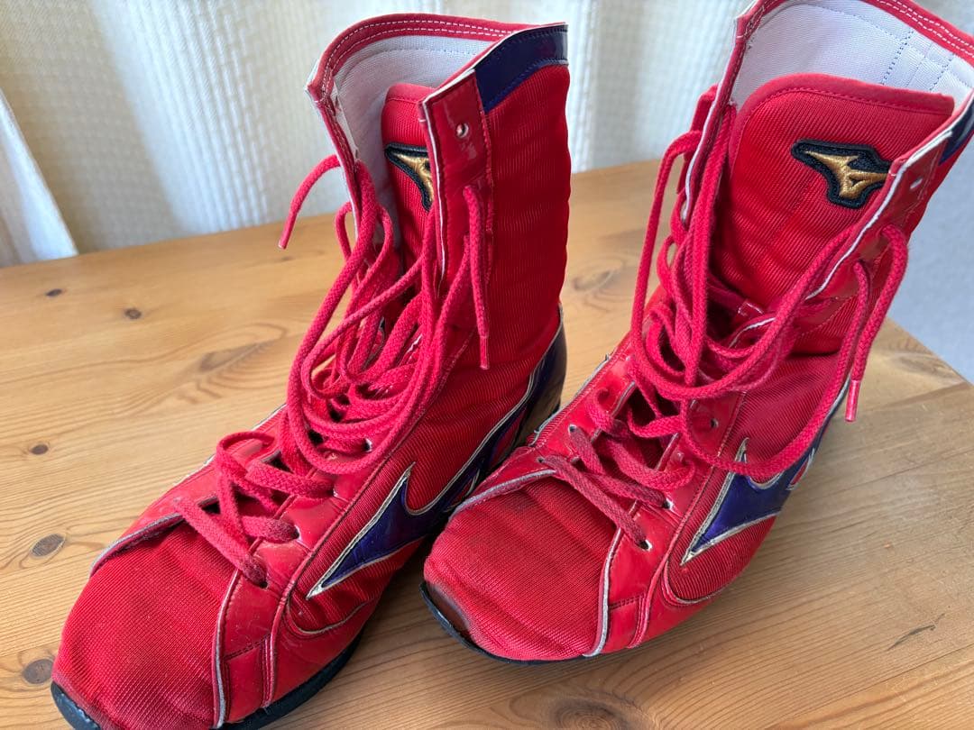 ミズノ ボクシングシューズ レッド Mizuno ボクシングシューズ レッド 楽天市場】【受注生産 120日程度