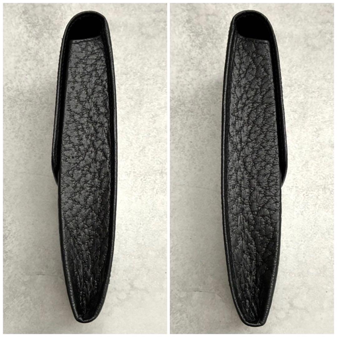 ✨未使用級✨モンブラン ペンケース ロゴ 3本差し 付属品完備 ブラック