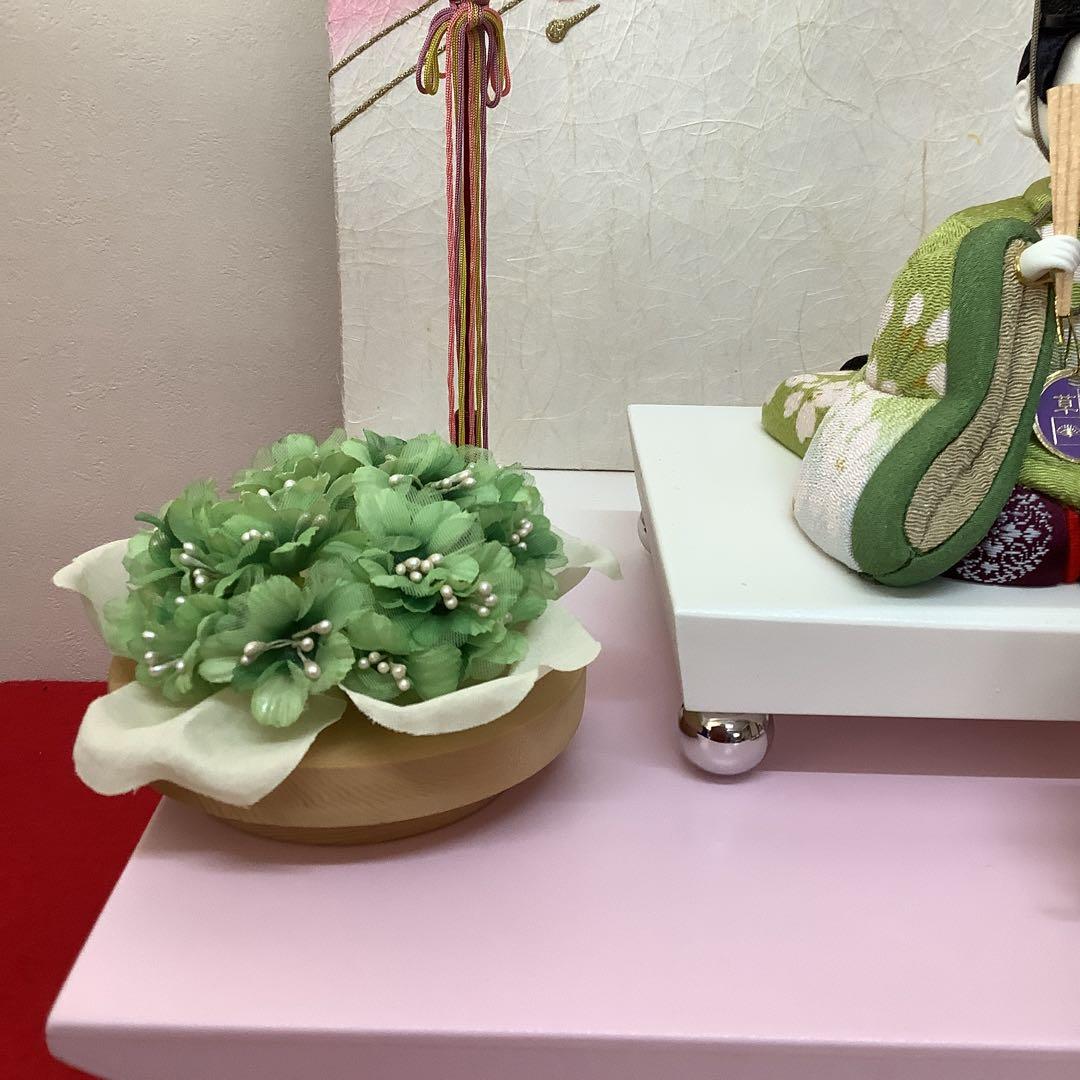雛人形　木目込人形　親王飾り　月の宴　草園作