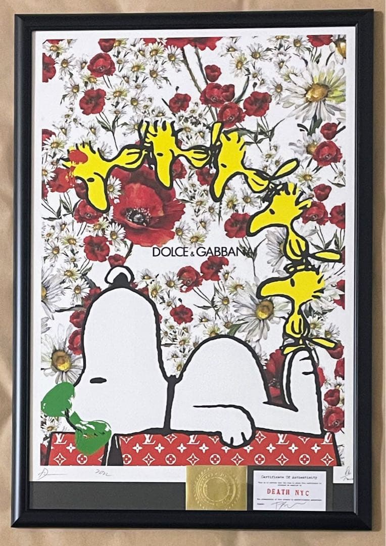 death nyc 世界限定100枚スヌーピーウッドストック