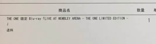 BABYL ONE限定 LIVE AT WEMBLEY ベビーメタル