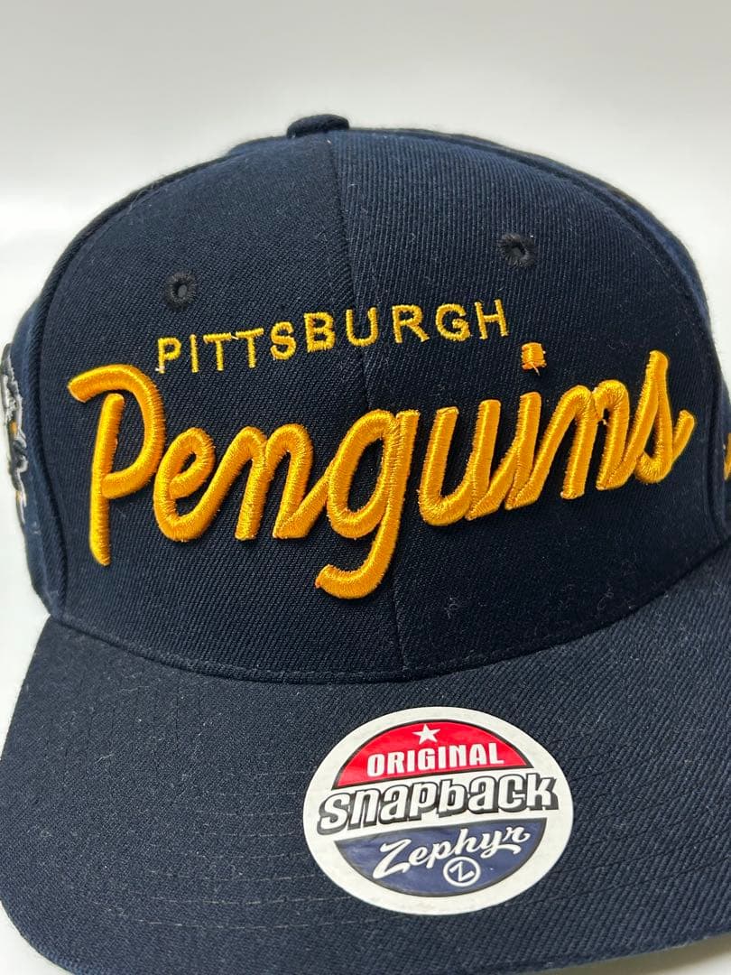 NHL ピッツバーグ・ペンギンズ ネイビースナップバックキャップ ZEPHYR