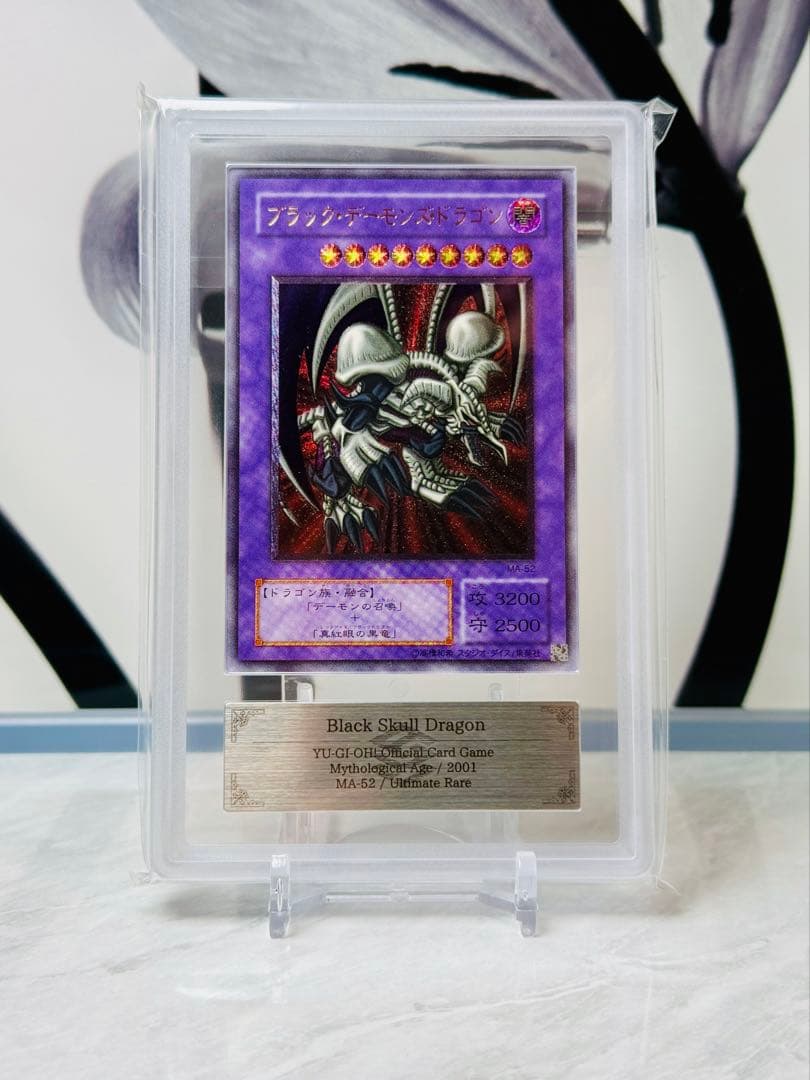 ARS鑑定10 ブラック・デーモンズ・ドラゴンレリーフ鑑定書付き遊戯王