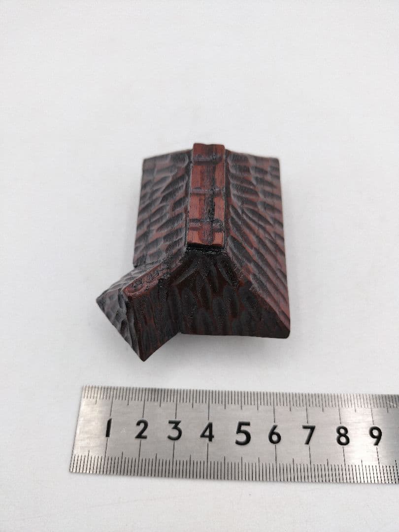 b666 香合 草庵 苫屋 家 和田謹斎 木箱 茶道具 古物