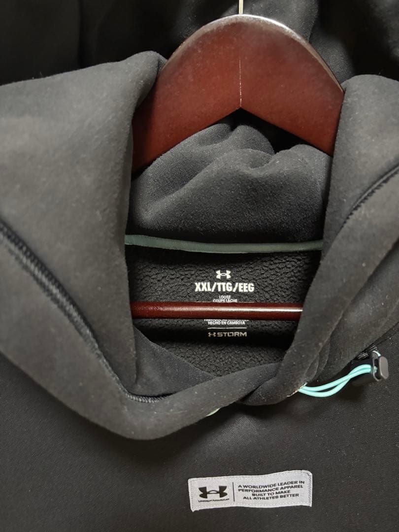 UA DNA フーディー パーカー 裏起毛 メンズ XXLサイズ