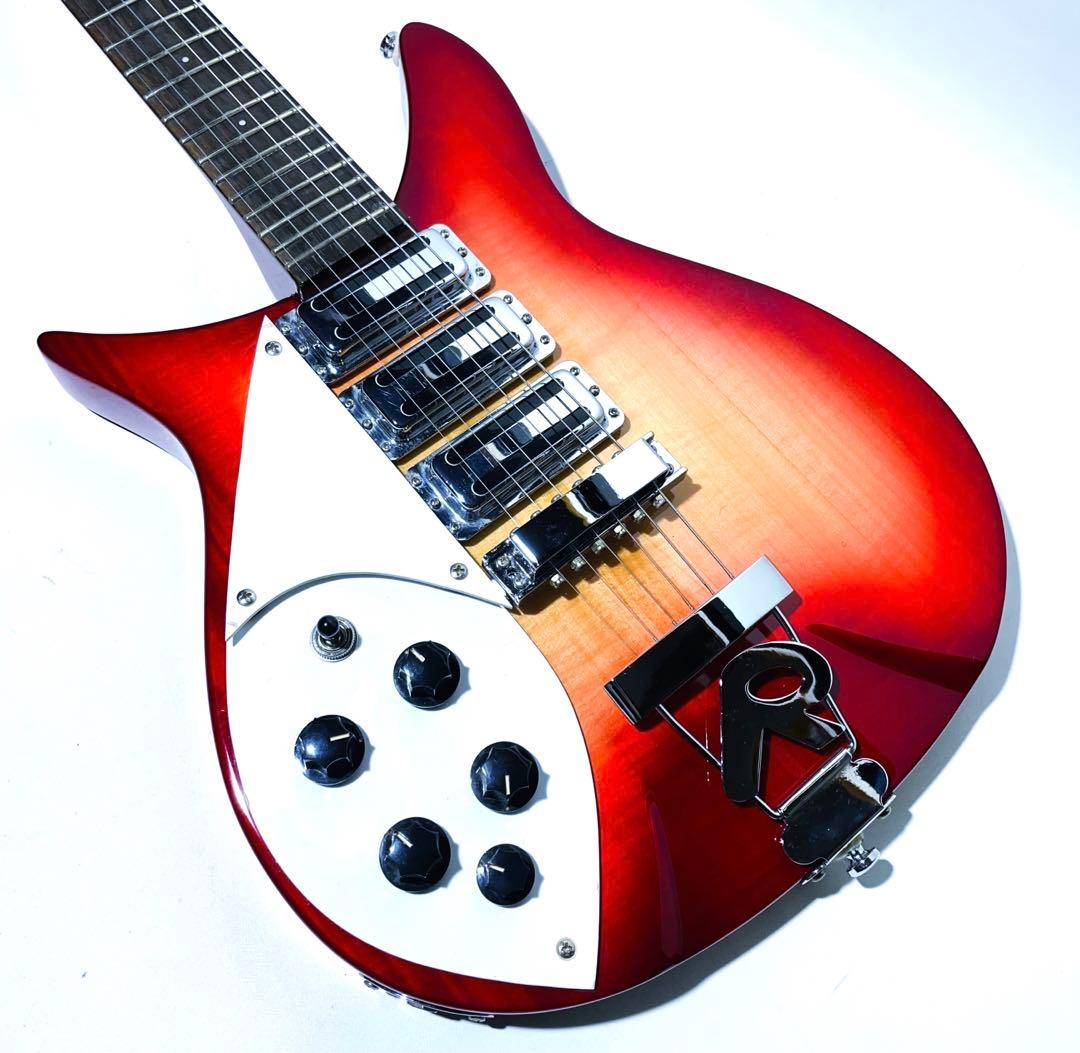 リッケンバッカー風 12弦ギター レフティ 24フレット 12弦エレキギター