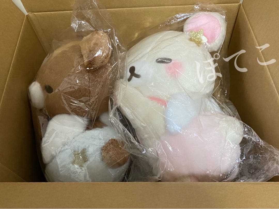 すやすや天使の寝顔ぬいぐるみ 2020年 コリラックマ & チャイロイコグマ