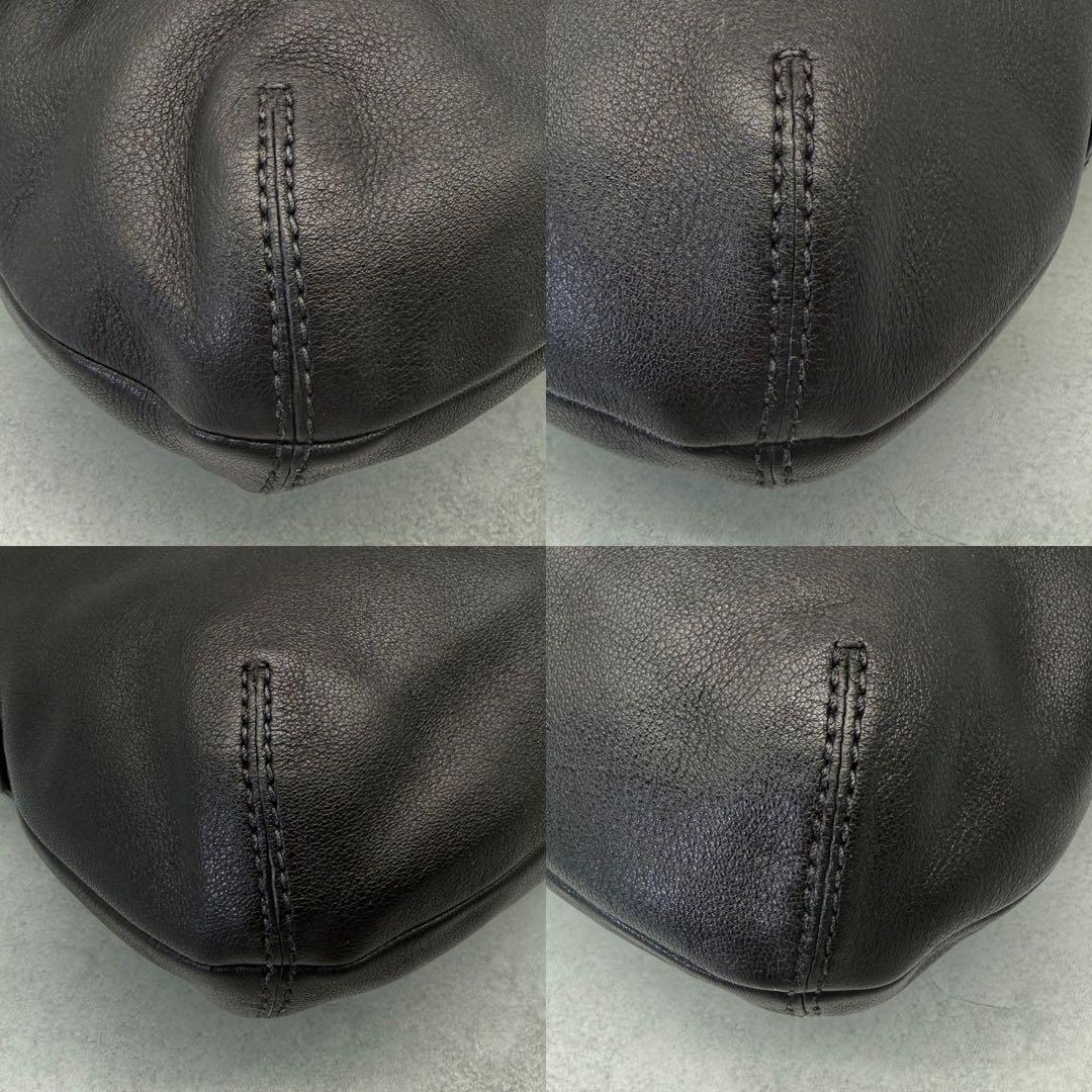 【良品】COACH コーチ ワンショルダーバッグ ソーホー レザー 肩掛け 黒