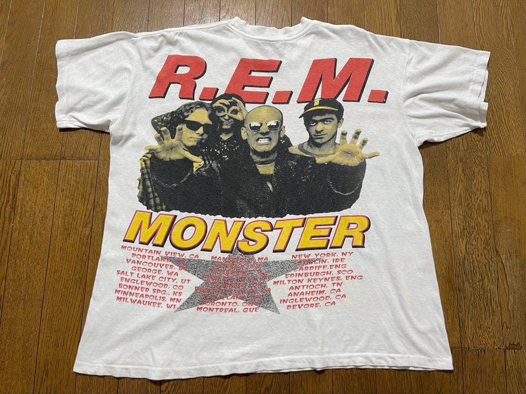 R.E.M. モンスター ツアー Tシャツ 1995