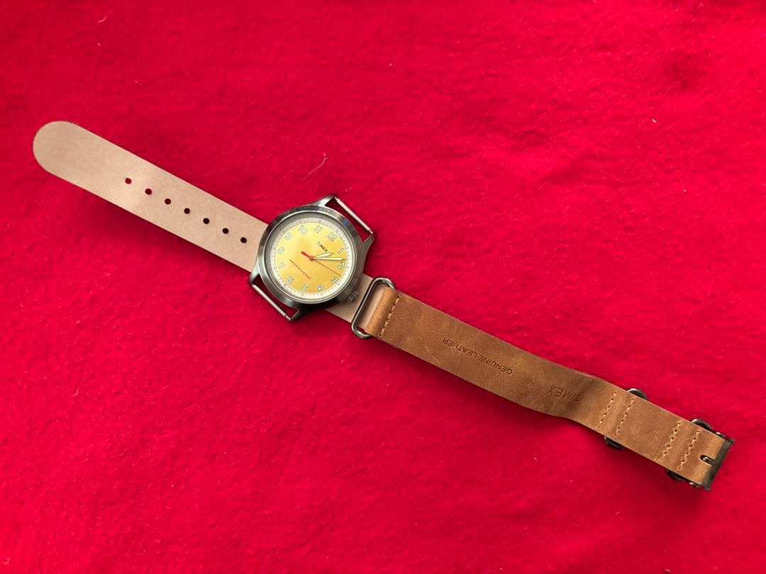 TIMEX RE-ISSUE 腕時計 ゴールドダイアル