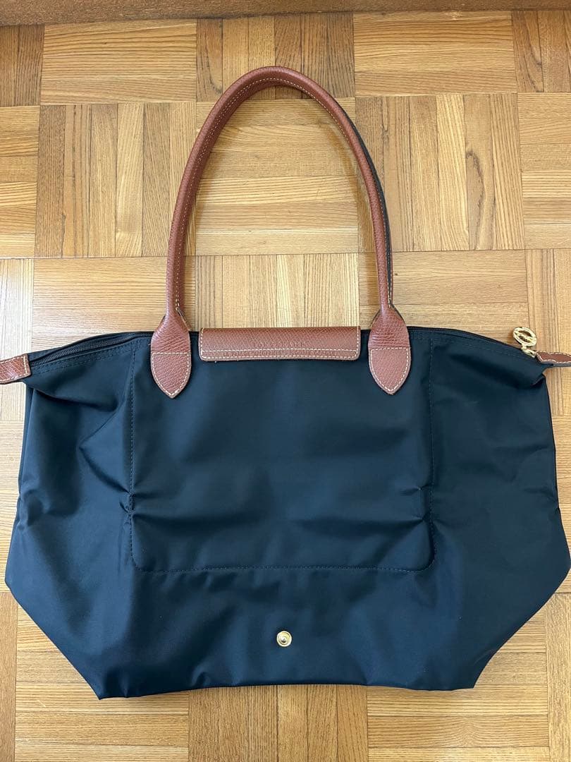 ロンシャン　ルプリアージュ　ショルダーバッグL ブラック