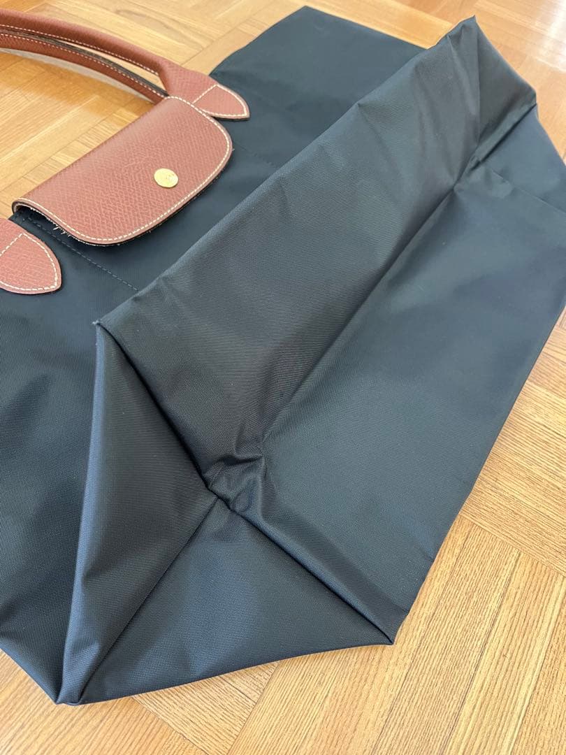 ロンシャン　ルプリアージュ　ショルダーバッグL ブラック