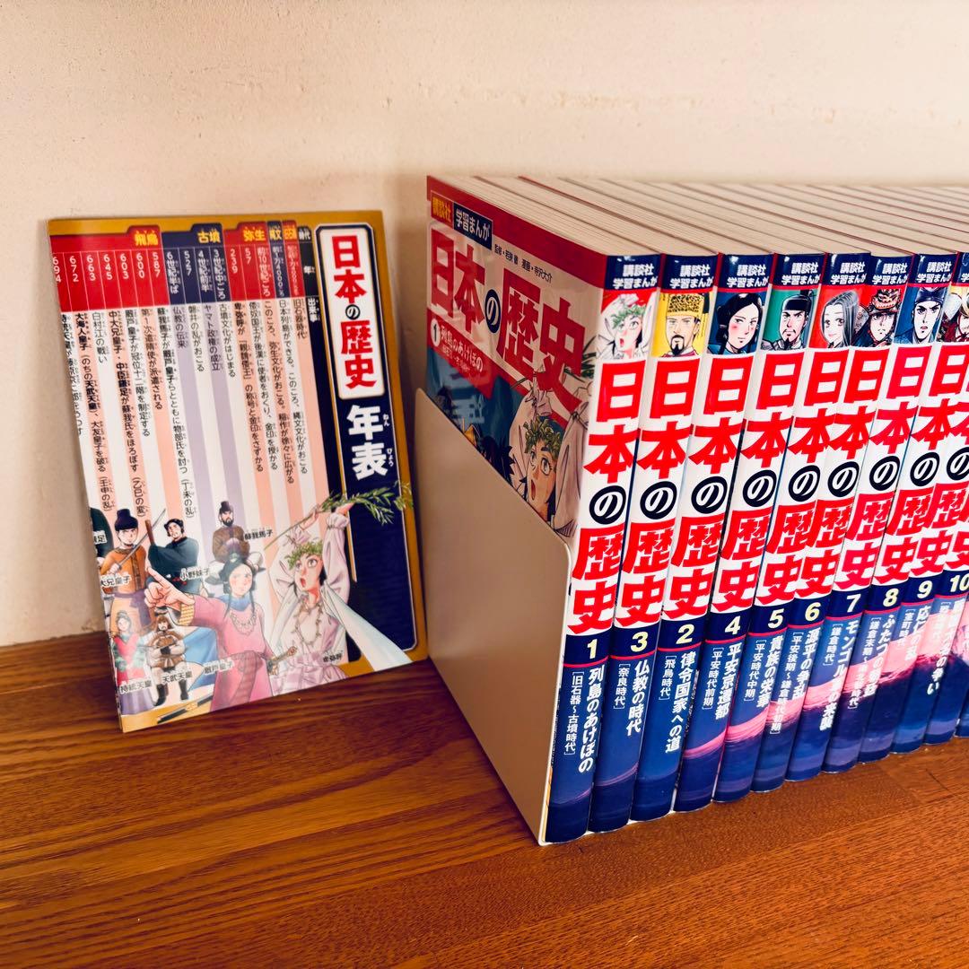 講談社 学習まんが 日本の歴史 全20巻セット 歴史人物データカード120枚
