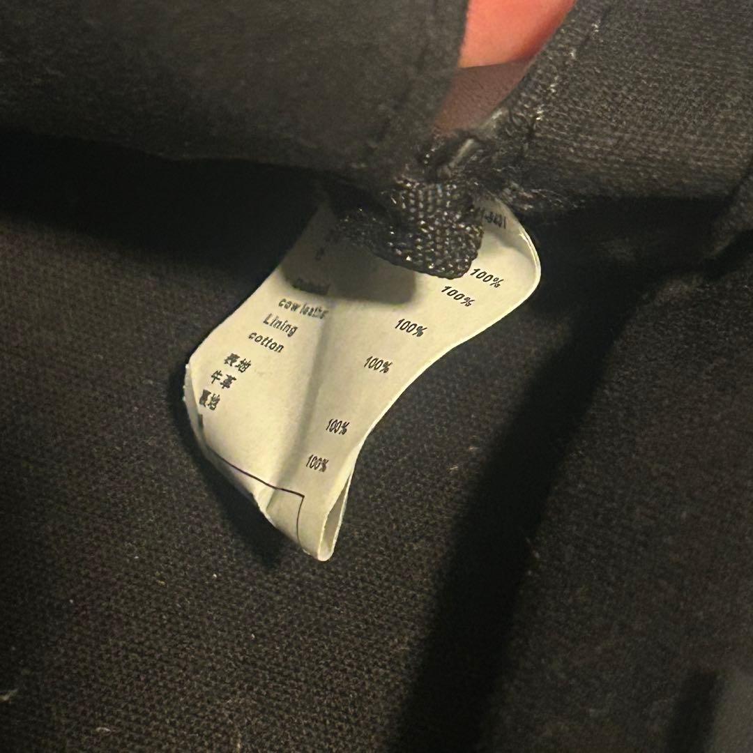 osoi オソイ　ブラック レザー ショルダーバッグ　韓国　ファッション　カバン