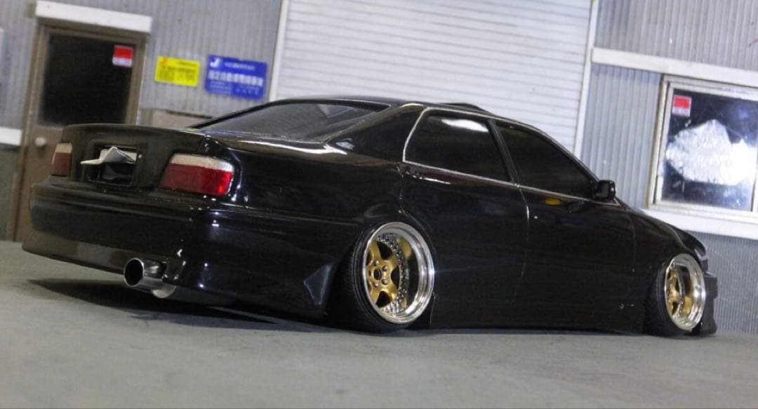 1/24 JZX100 チェイサー ツアラーV 完成品　足立仕様　ドリフト