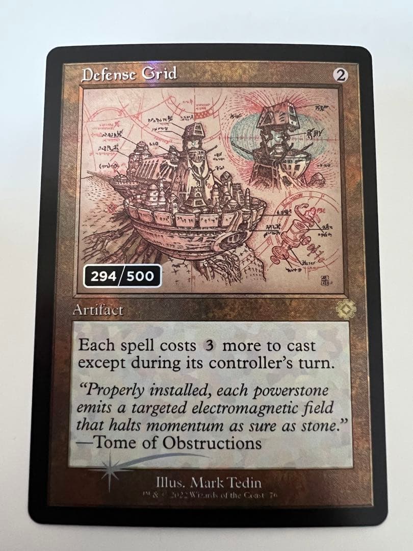 MTG 設計図先駆のゴーレムシリアル兄弟戦争ダブルレインボウfoil