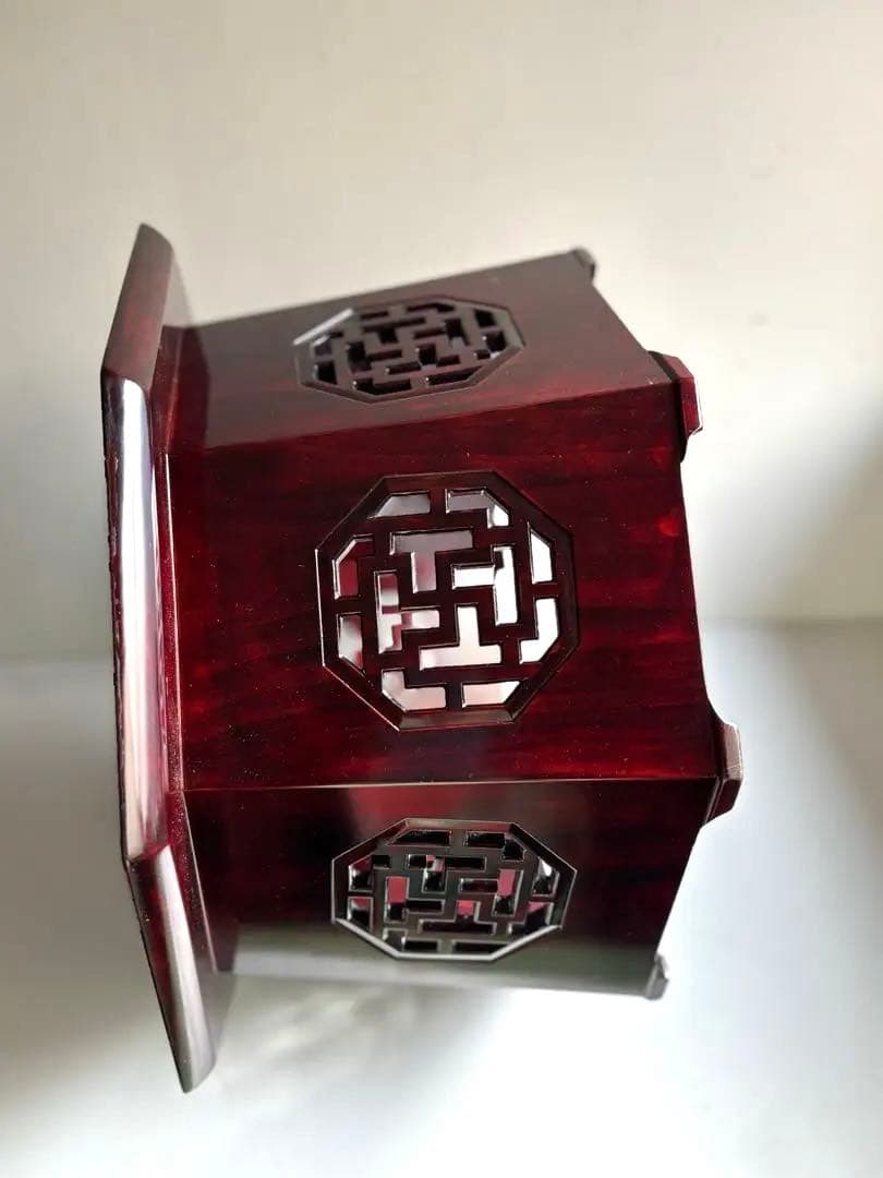 761 李朝家具 八角膳 小盤② 杏子通板 ソバン ヴィンテージ 美品