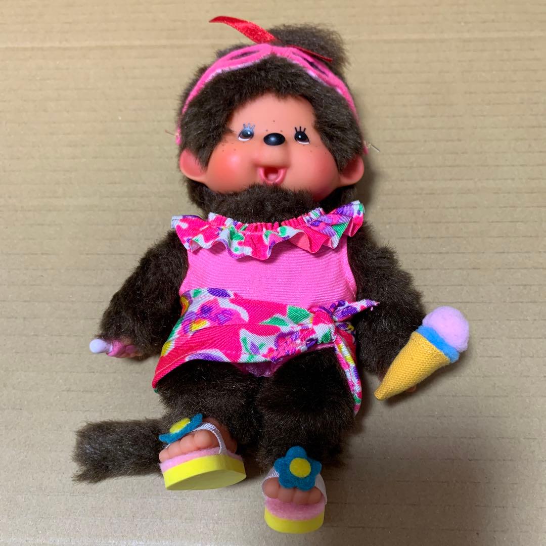 【希少】モンチッチ　水着　ピンク　アイス　MONCHHICHI